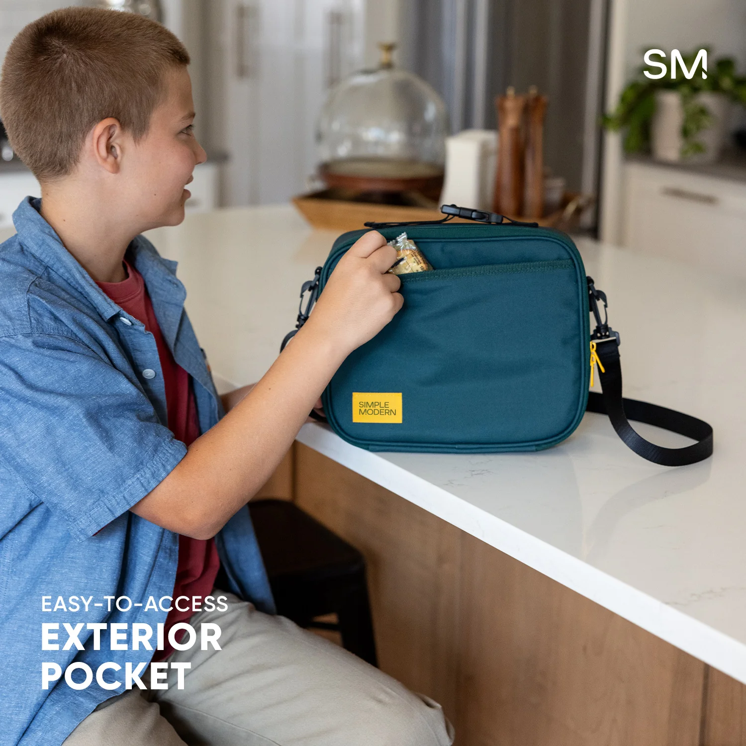 Hadley Lunch Bag with Shoulder Strap - Image 6