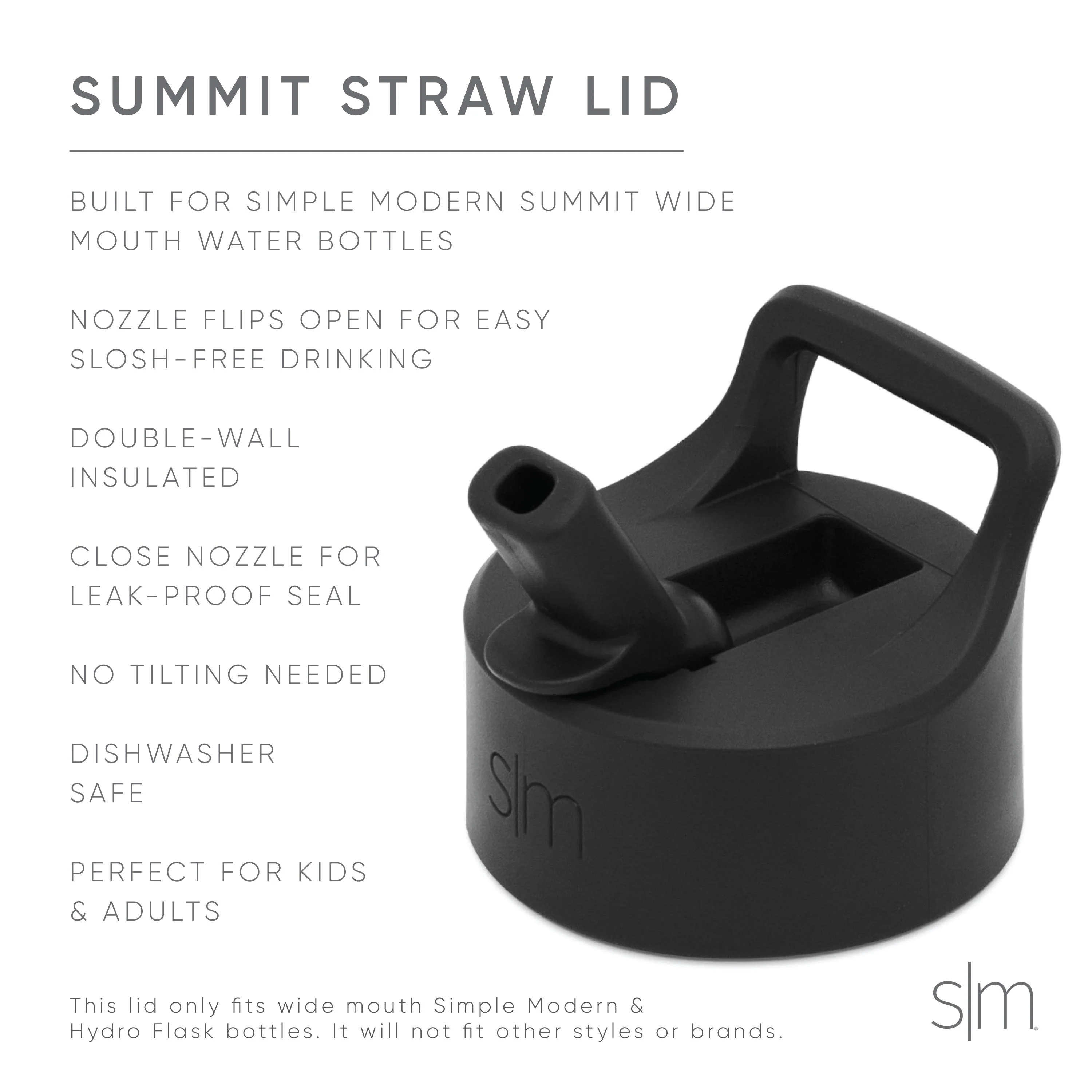 NBA Summit Water Bottle with Straw Lid - 32oz - Image 2