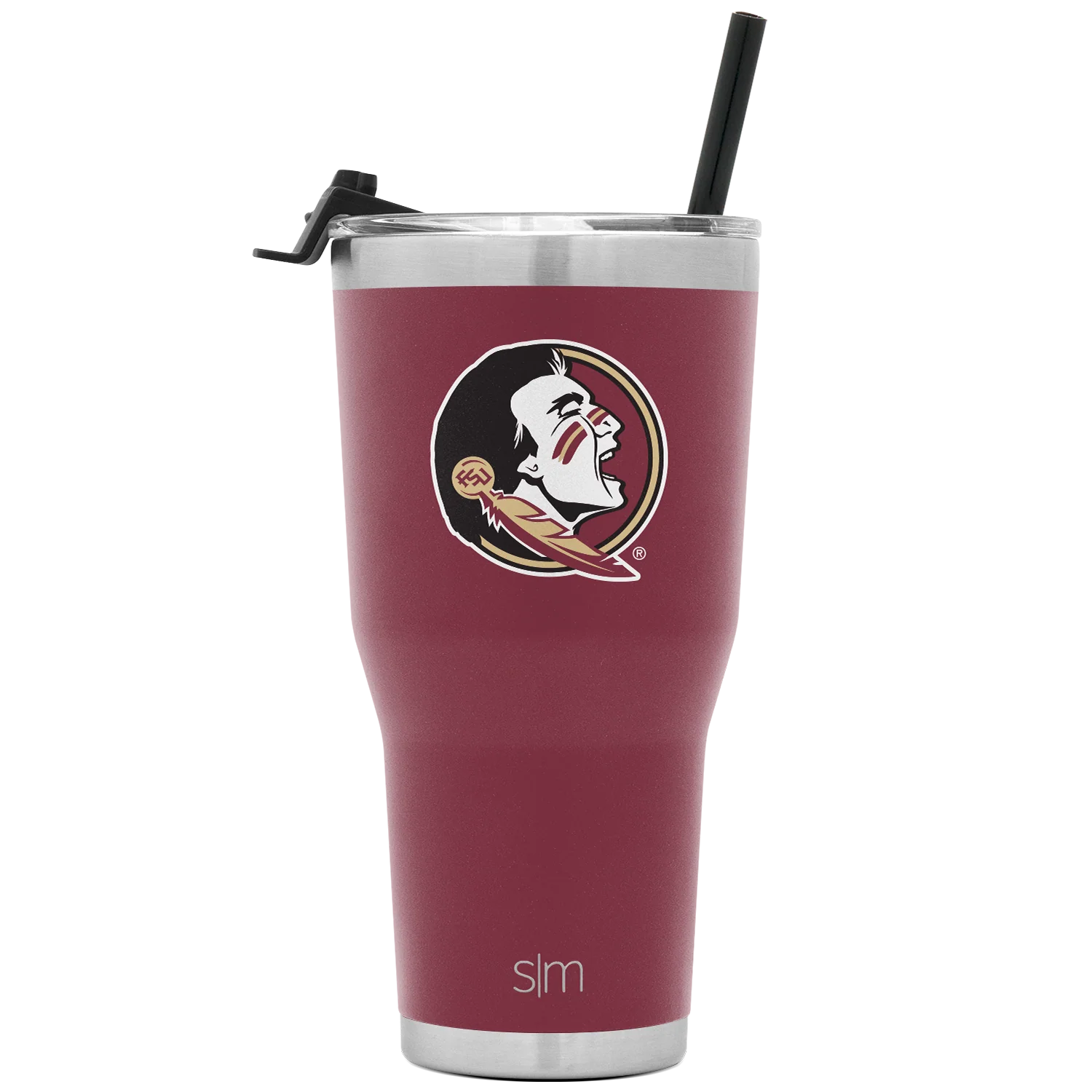 Collegiate Cruiser Tumbler with Flip Lid and Straw