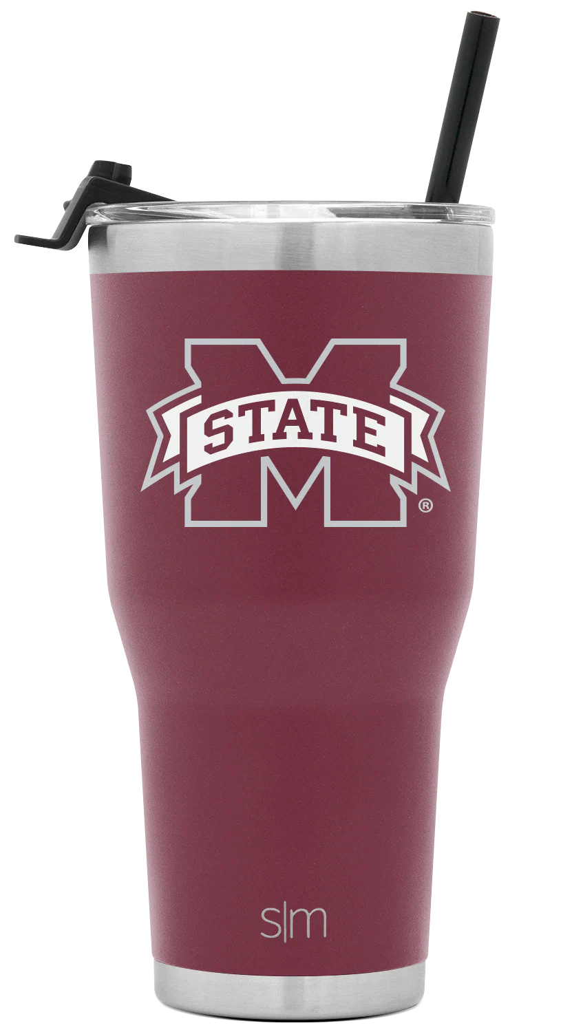 Collegiate Cruiser Tumbler with Flip Lid and Straw