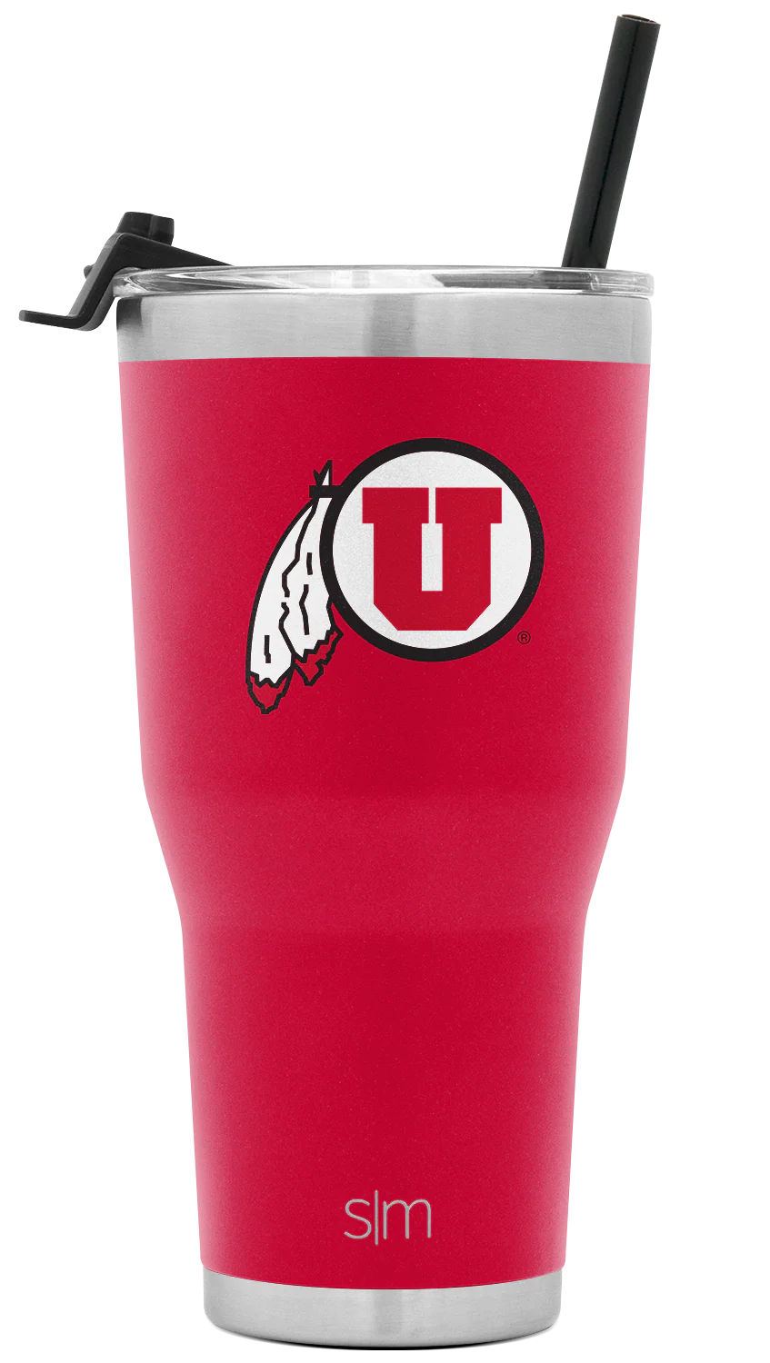 Collegiate Cruiser Tumbler with Flip Lid and Straw