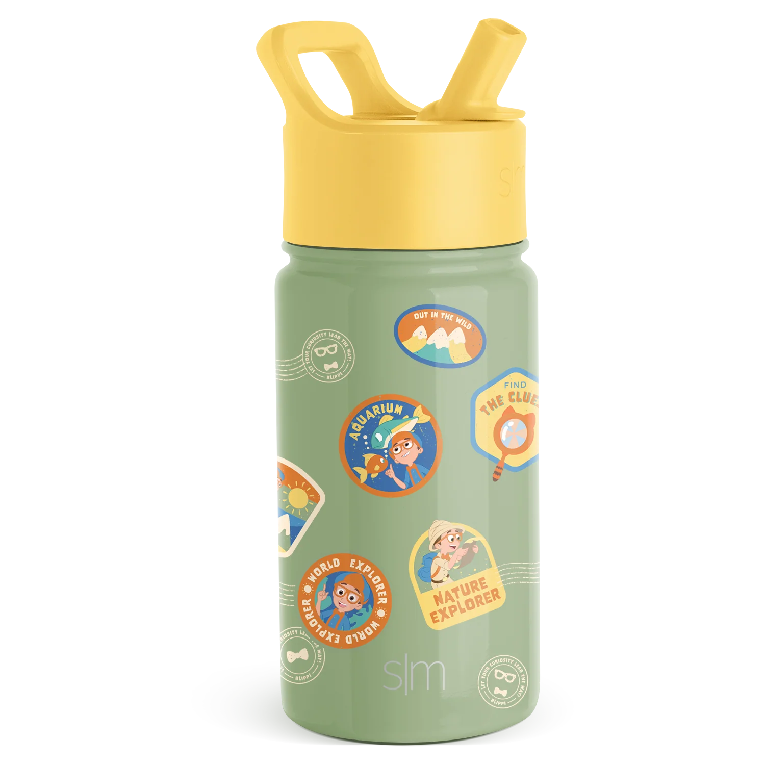 Summit Kids Water Bottle with Straw Lid
