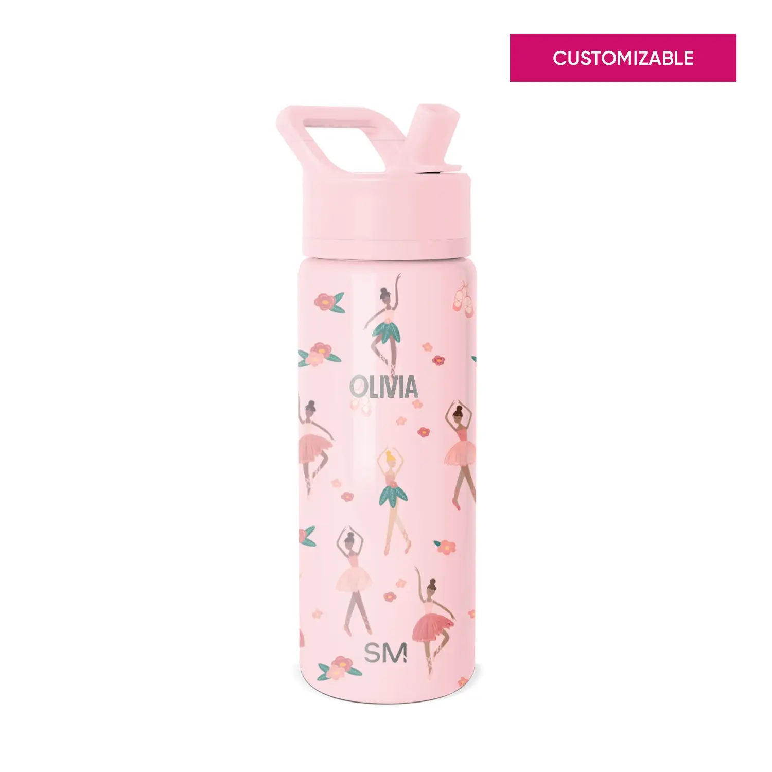 Summit Kids Water Bottle with Straw Lid - Image 3