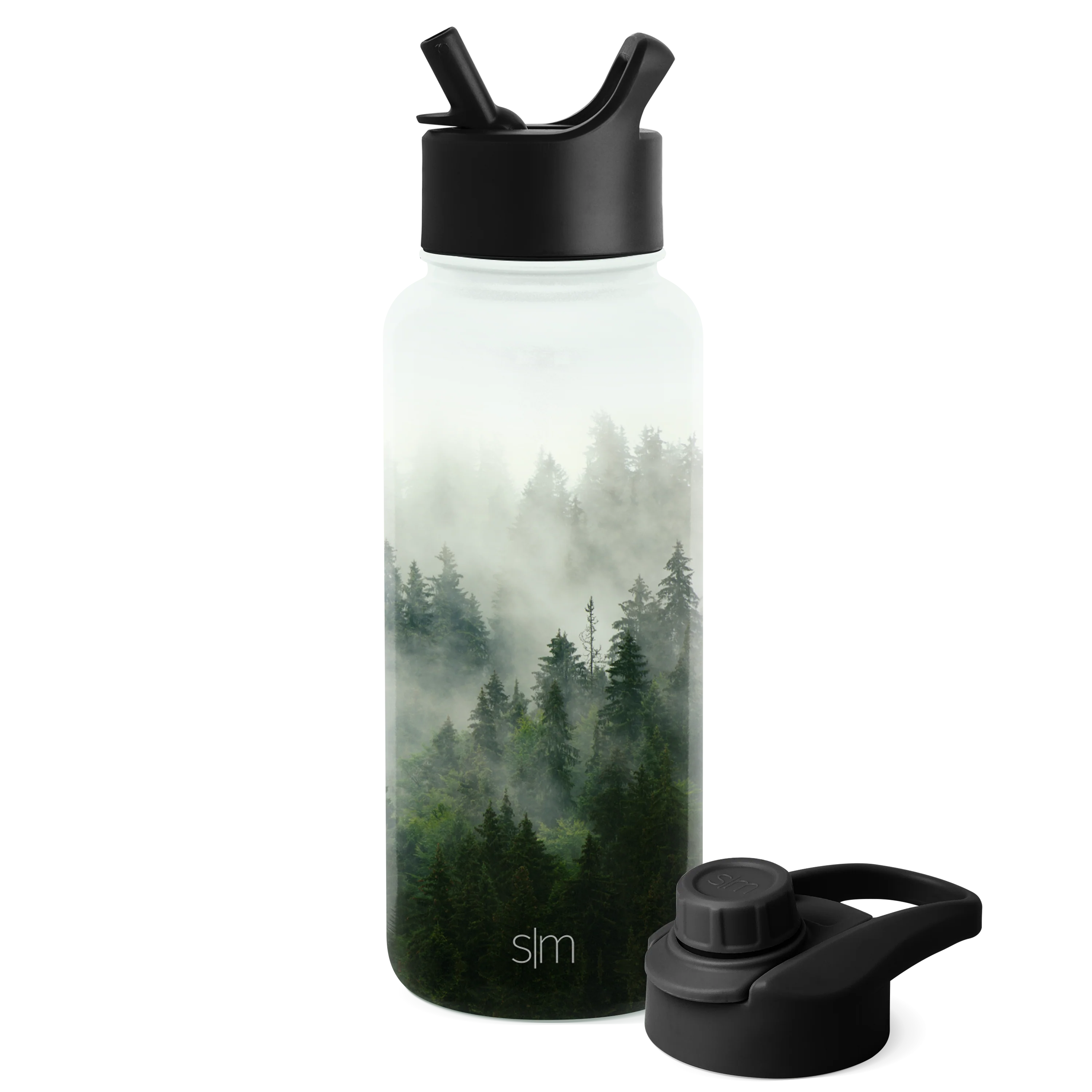 Summit Water Bottle with Straw Lid and Chug Lid