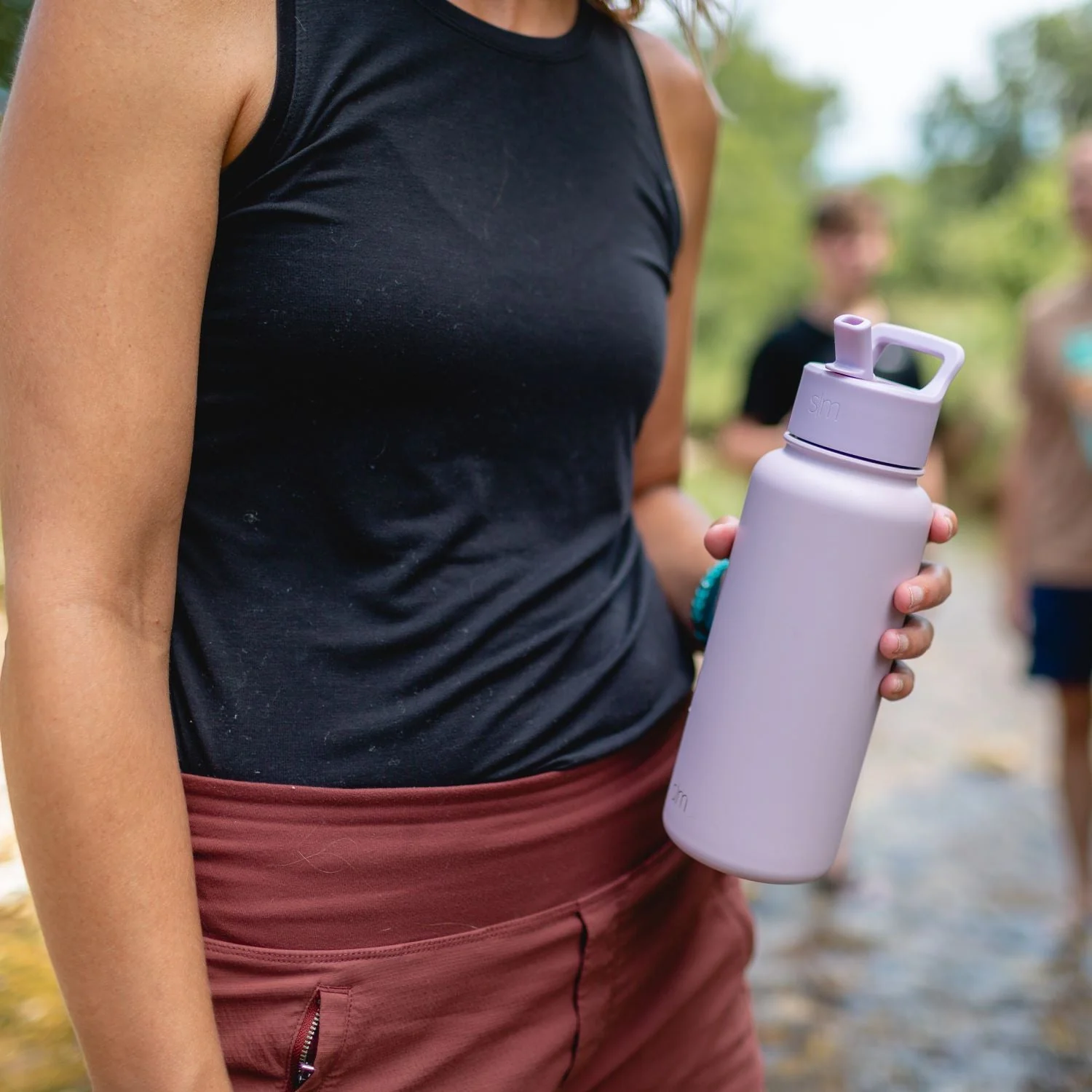 Summit Water Bottle with Straw Lid and Chug Lid - Image 4
