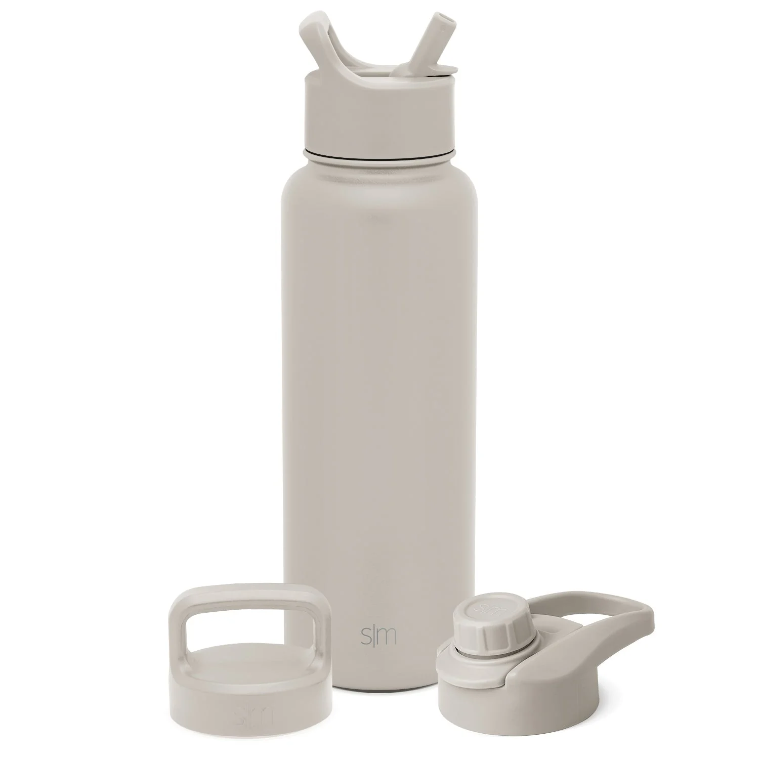 Summit Water Bottle with Straw Lid, Chug Lid, and Handle Lid