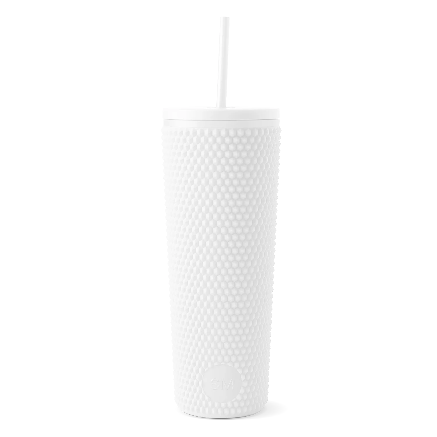Textured Plastic Classic Tumbler with Straw Lid