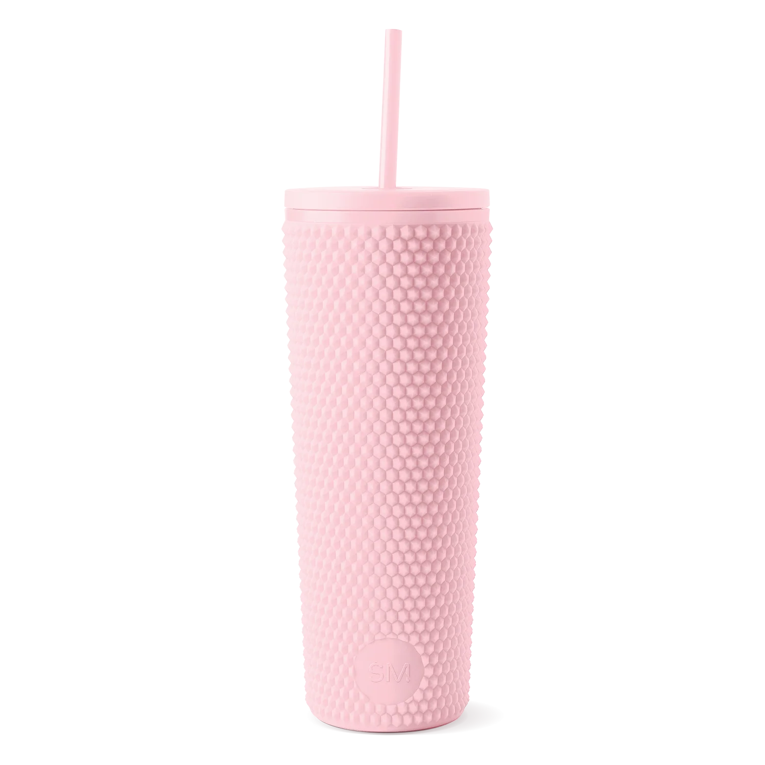 Textured Plastic Classic Tumbler with Straw Lid