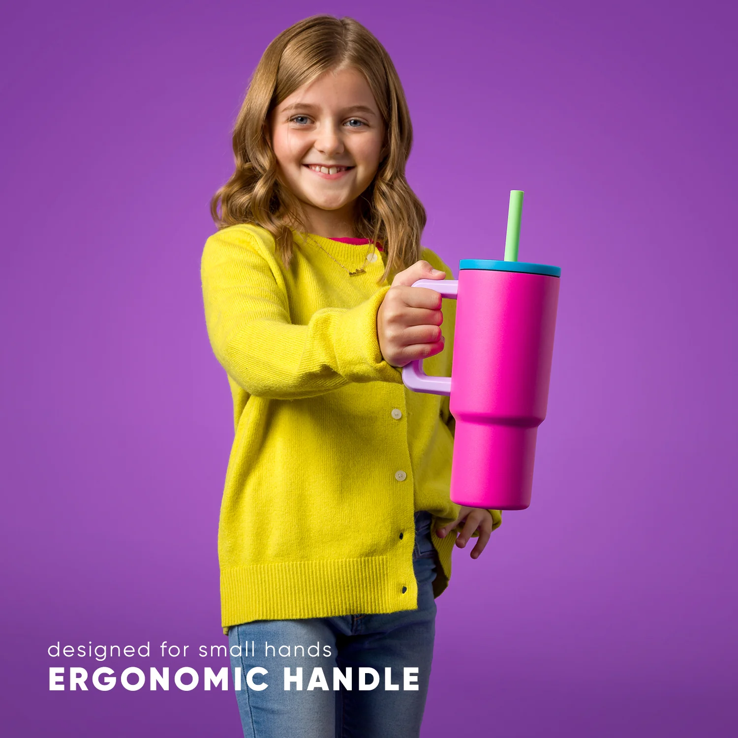 Trek Kids Tumbler with Silicone Straw Lid - Image 6