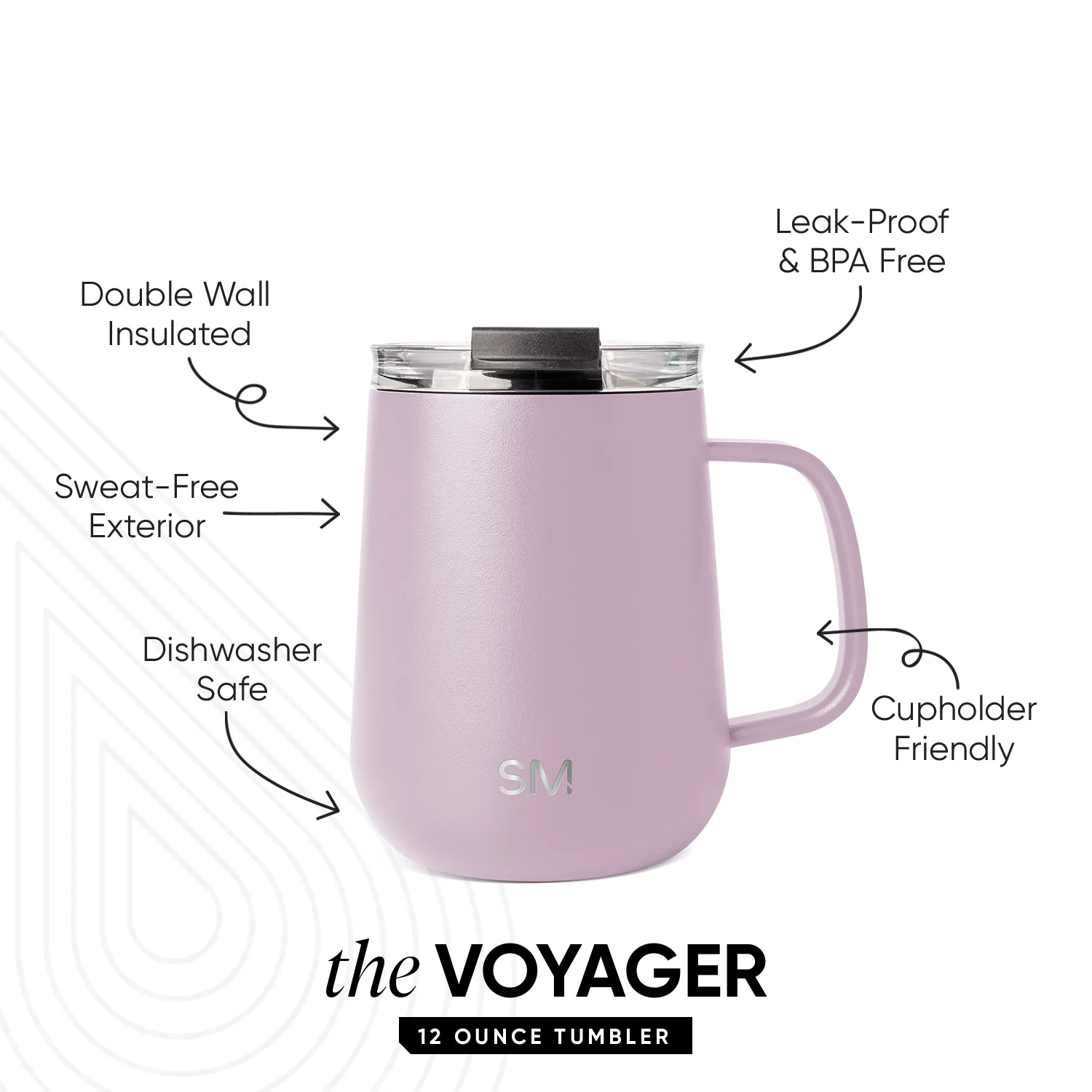 Voyager Coffee Mug with Handle - 12 oz - Image 2